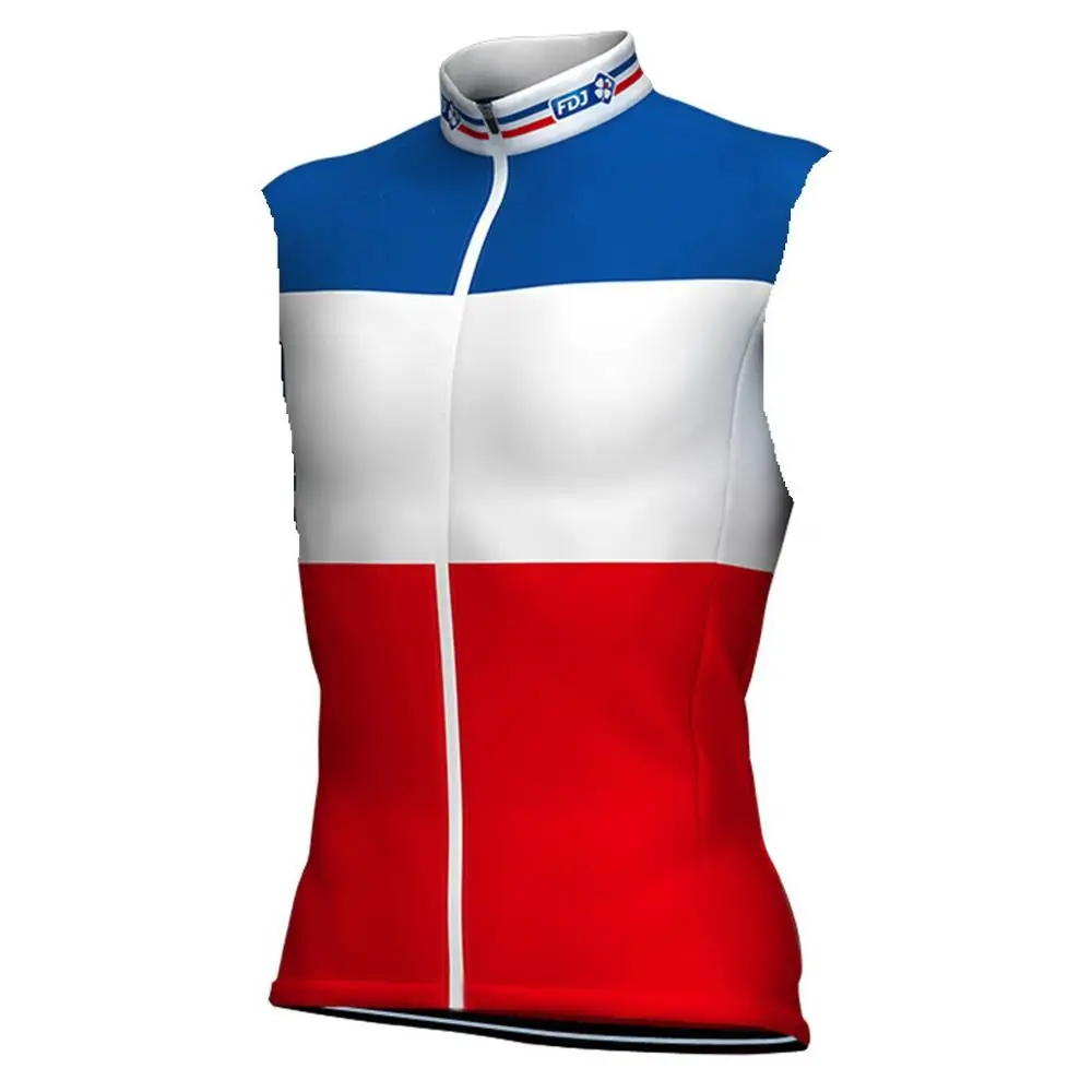 Windstopper 2020 GROUPAMA FDJ Pro Team 3 цвета велосипедная куртка без рукавов жилет одежда для