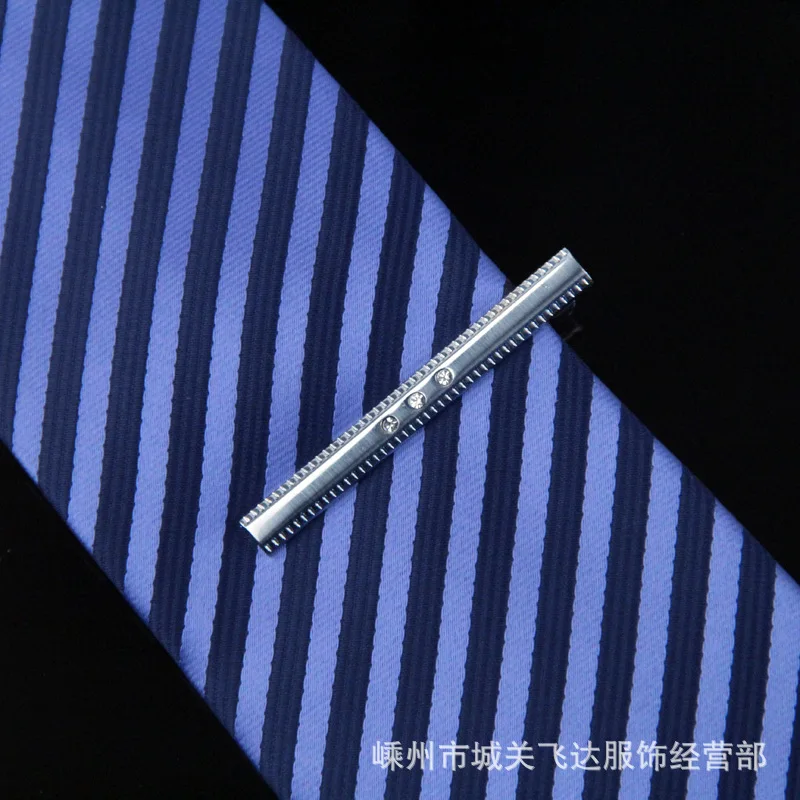 Linbaiway зажим для галстука мужчин Классический Простой стиль застежка мужской