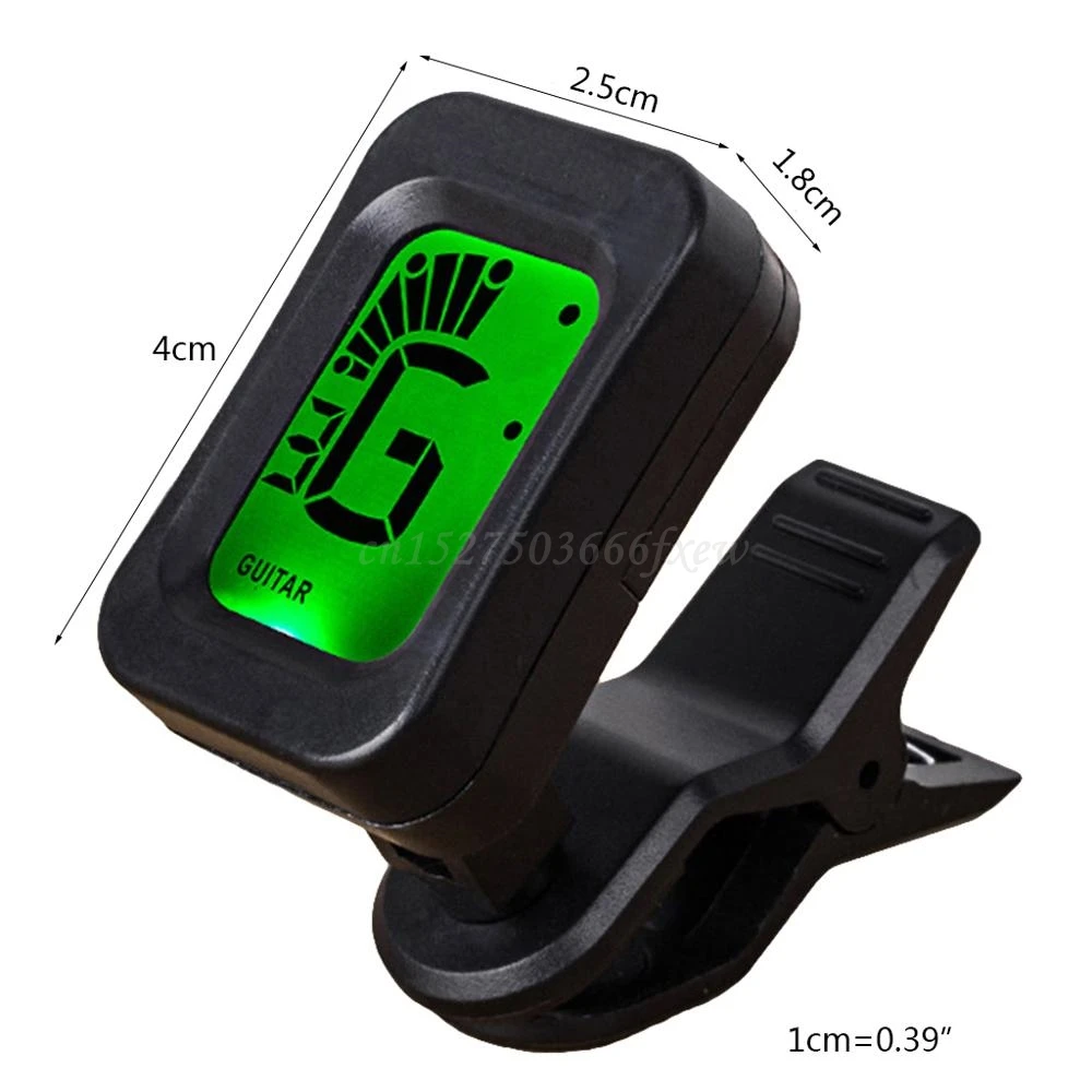 

Digital Clip-on Electric Tuner for Guitar Violin Musical Instrument Tuning Kit