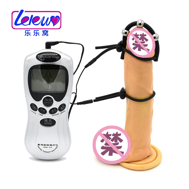 Поражения электрическим током силиконовое кольцо для пениса Задержка эякуляции