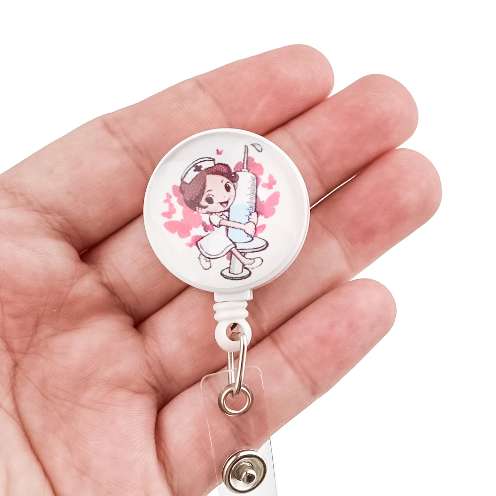 Держатель для карт YL663 с катушкой врачей значок медсестры |