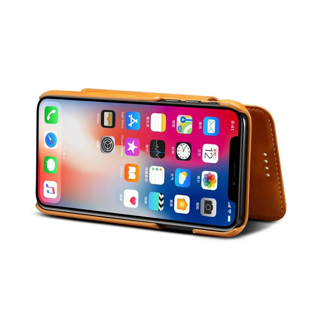 Новый iPhone11Max чехол apple 8plus раскладушка XR защитный для карт 7 кошелек|Чехлы-книжки| |