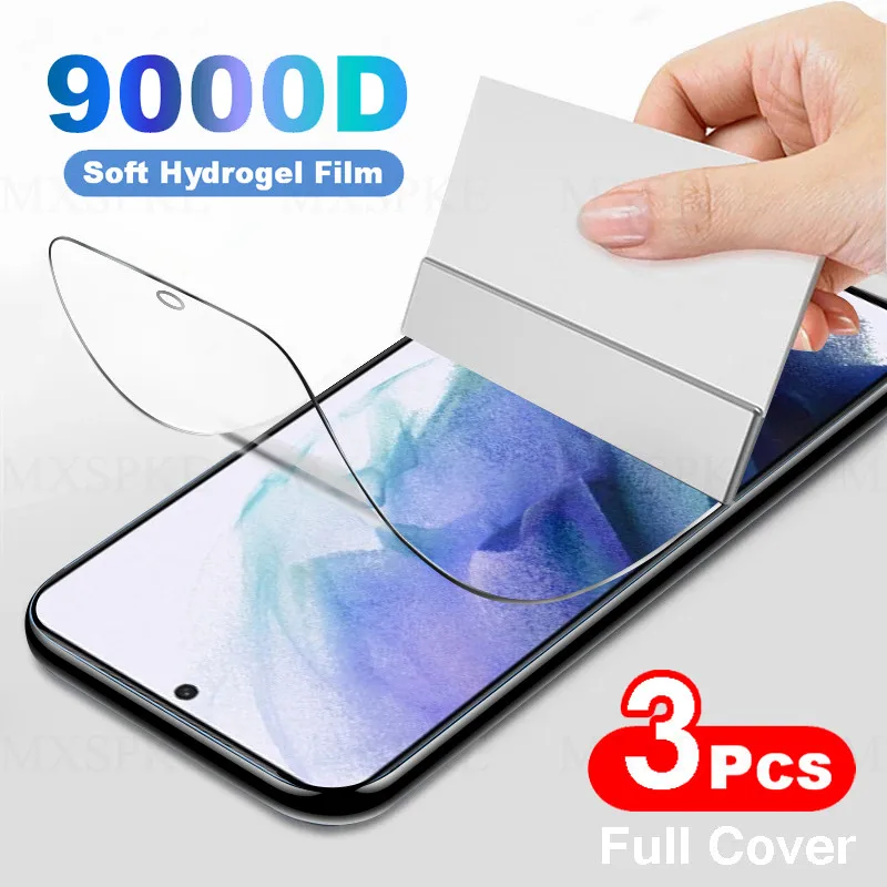 

Гидрогелевая пленка 3 шт. для Samsung Galaxy S20 S21 Ultra S8 S10 S9 S20 S21 Plus, Защитная пленка для экрана Galaxy Note 10 8 9 20 Ultra, пленка
