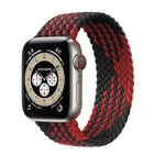 Плетеный Нейлоновый эластичный ремешок iWatch series 3 4 5 SE 6 7 для Apple Watch Band 44 мм 40 мм 42 мм 38 мм 45 мм 41 мм