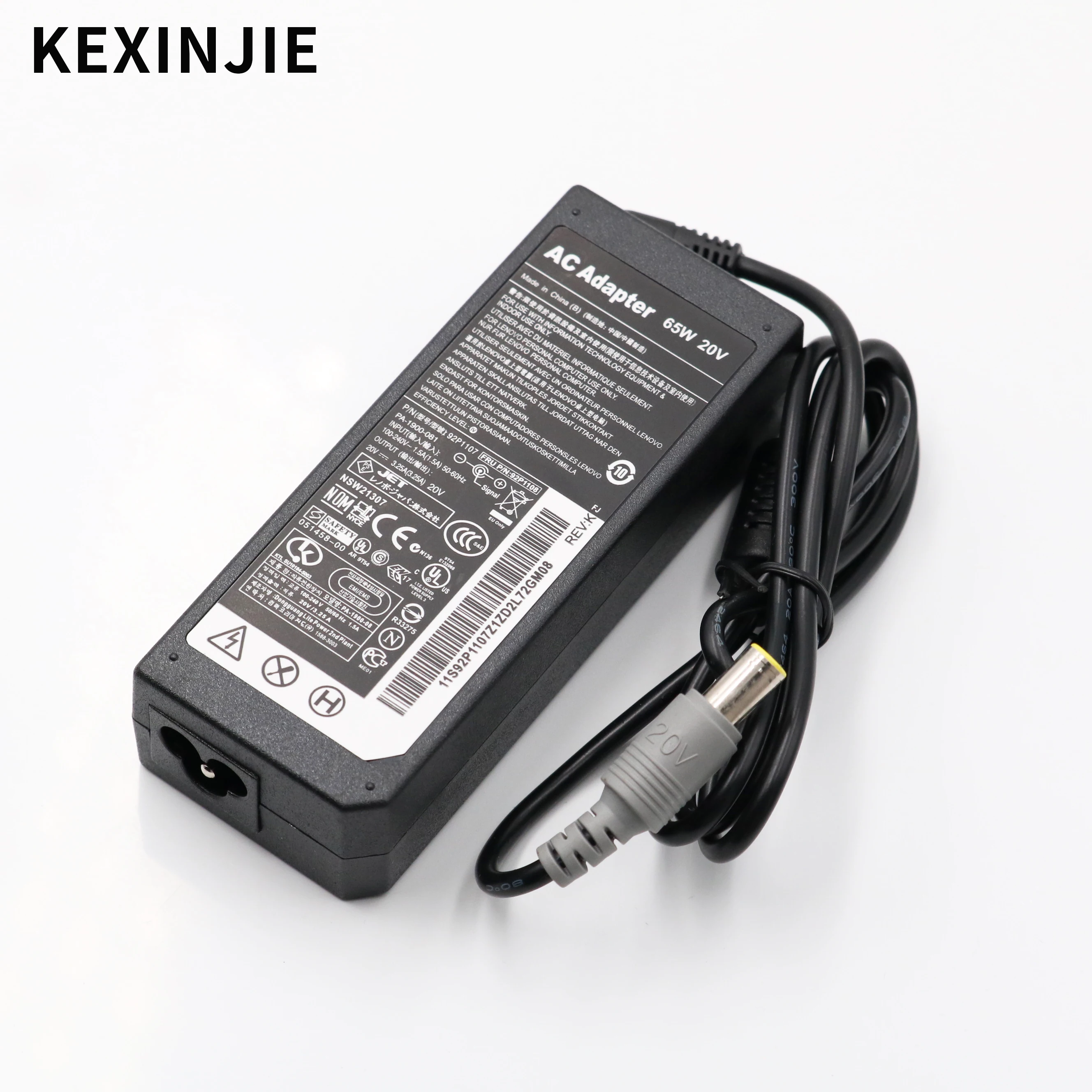 Блок питания для ноутбуков IBM Lenovo ThinkPad X200 X300 R400 R500 T410 T410S T510 SL510 L410 L420 65 Вт 20 в 3 25