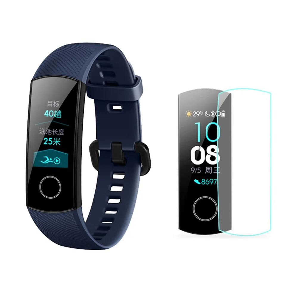 3 шт. защитная пленка для Huawei Honor Band 5 4 умный браслет полноэкранная защита
