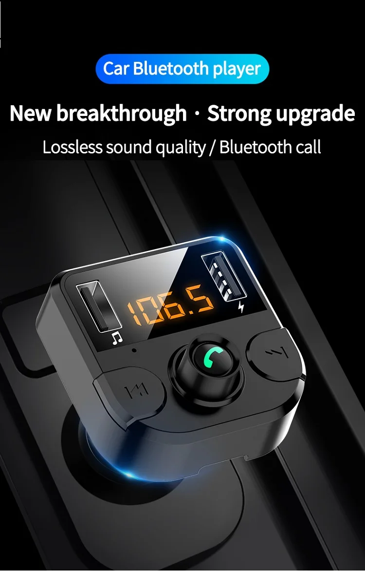 USB Зарядное устройство 3.1A автомобильный комплект Bluetooth 5,0 громкой связи Bluetooth гарнитура для Беспроводной FM для Alfa Romeo 159 147 156 5 Giulietta Mito GT 166 аксессуары