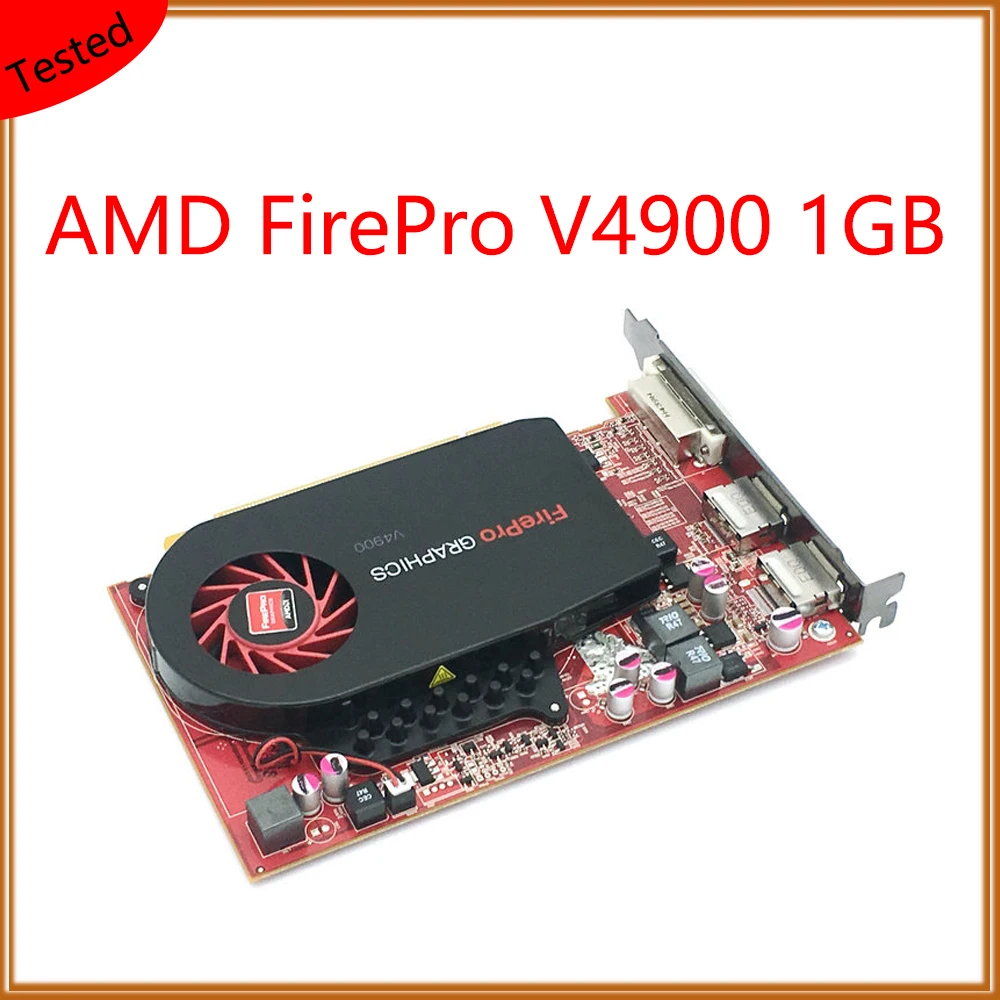 

FirePro V4900 1 ГБ для профессиональной видеокарты AMD для графики, 3D моделирования, передачи, рисования, дизайна, многоэкранного дисплея