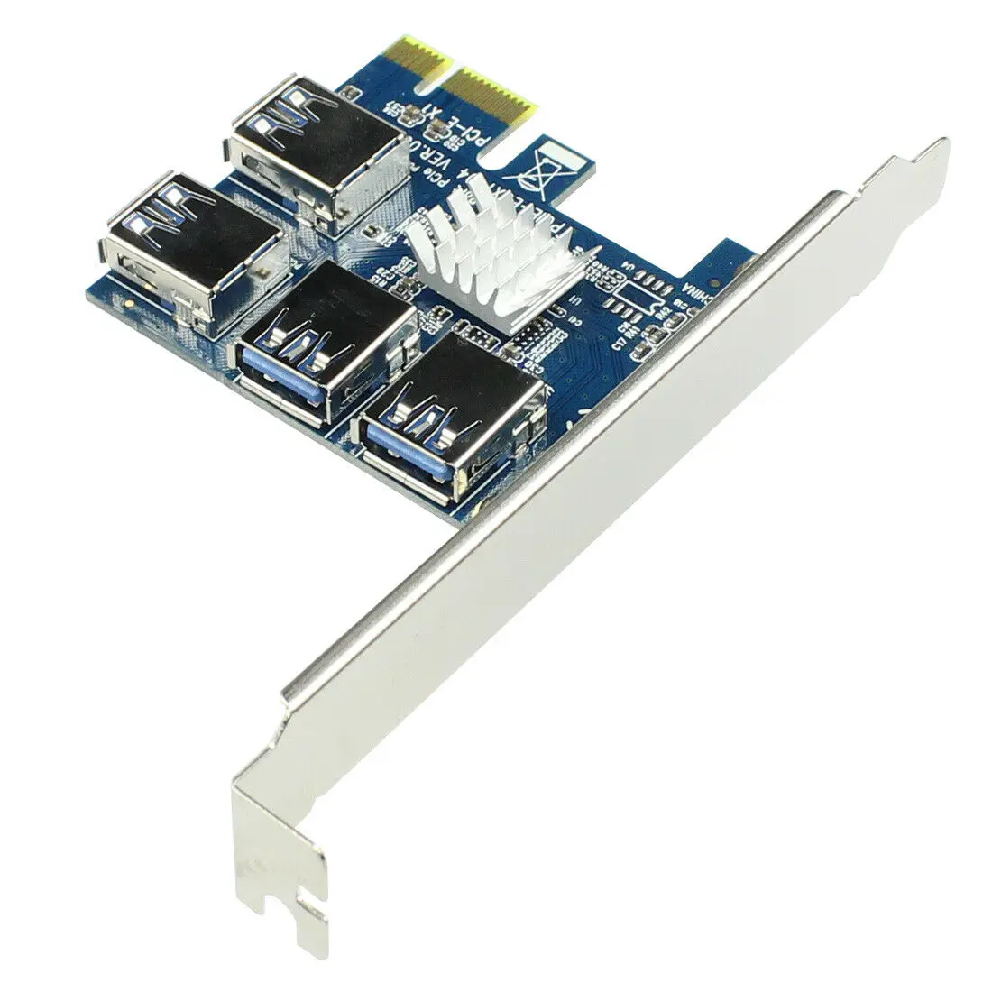 PCI-E к адаптеру 1 поворот 4 PCI-Express слот 1x To16x USB3.0 специальный расширитель платы PCIe