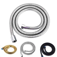 bathroom 1 5m stainless steel shower hose explosion proof hose spring tube pull tube bathroom accessories fitting