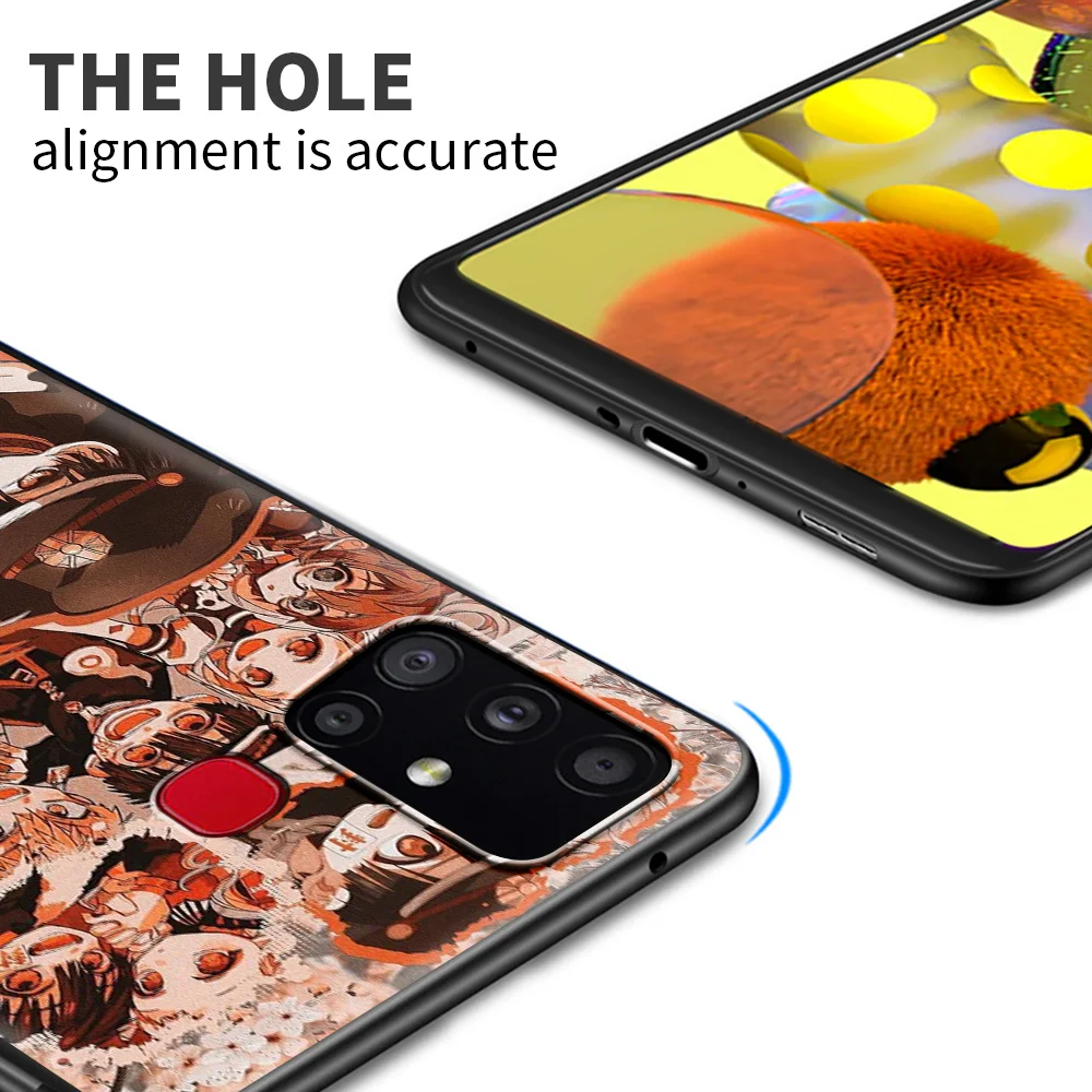

Cute Anime Hanako Kun Case For Samsung Galaxy A51 A71 A21s A31 A32 5G A41 A11 M31 M51 M31s A91 A81 A12 A01 Phone Cover Funda