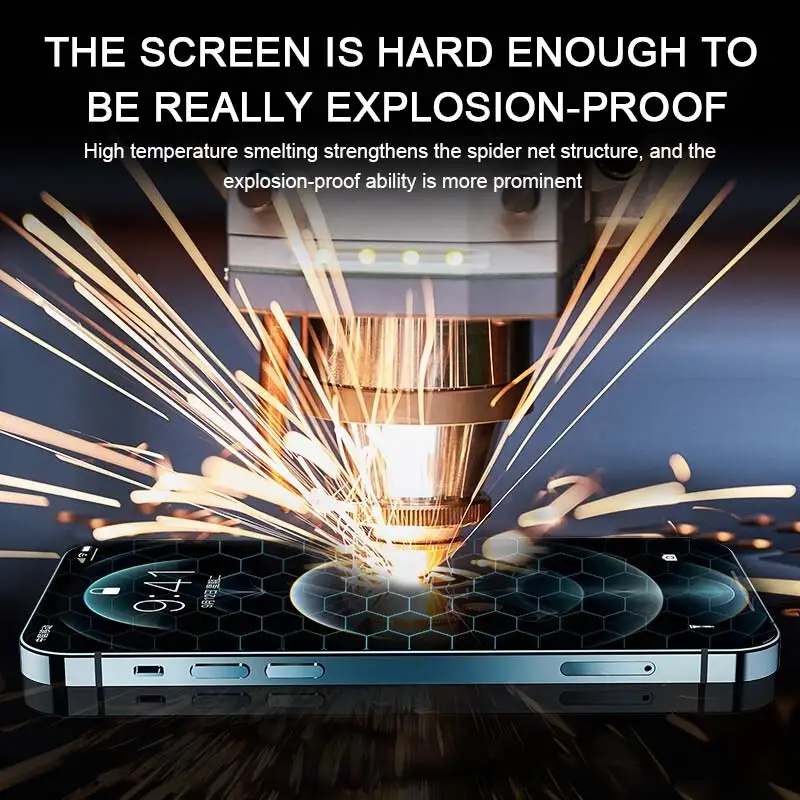 30D Full Cover Tempered Glass On For iPhone 14 13 12 11 Pro Max Mini XR XS Max Screen Protector Precision Protective Glass