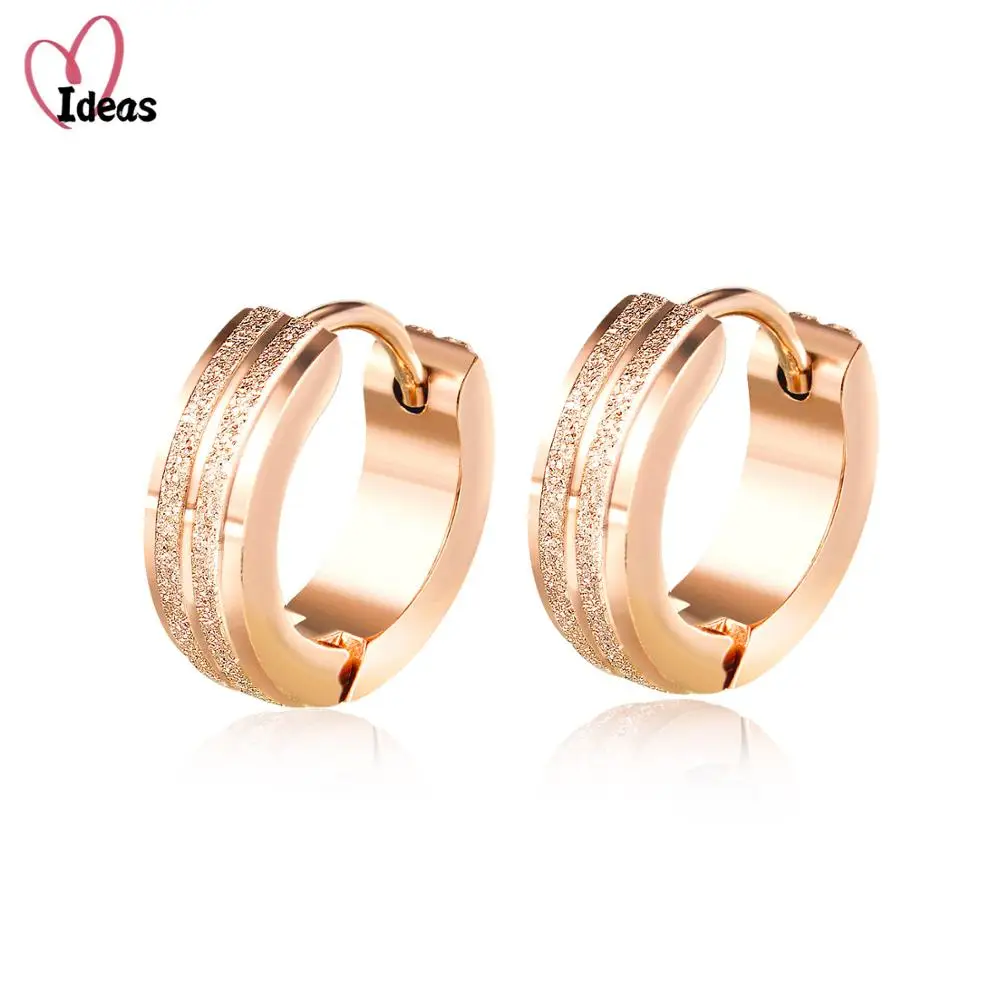 

Fashion Geometric Stainless Steel Small Circle Hoop Earrings for Womens Girls Punk Jewelry Gothic Stainless Steel