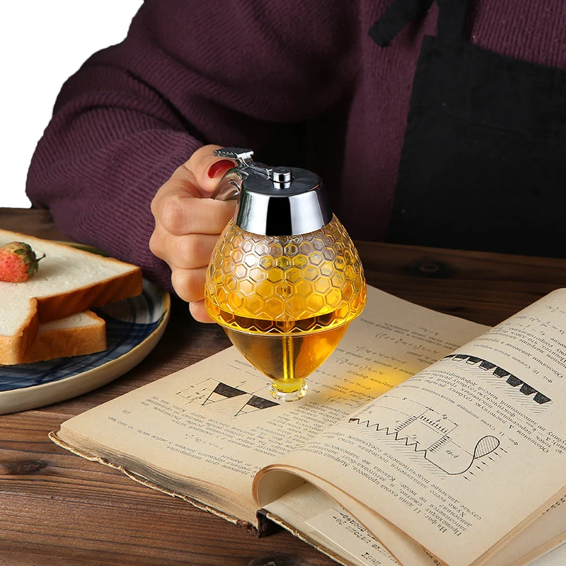 Медовый сосуд для бутылок контейнер пчел диспенсер капель чайник горшок
