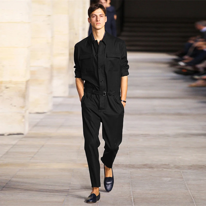 Мужской комбинезон украшение для мужских брюк рабочая одежда тренд M