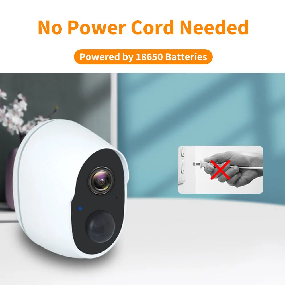 

PIR Surveillance Camera Outdoor Wireless Intelligent Security IP Cam Intelligent detection Support Continuous Video recording