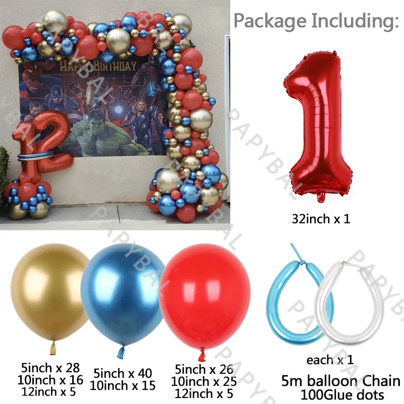 1 набор декоративные шары в виде супер героев Marvel | Дом и сад