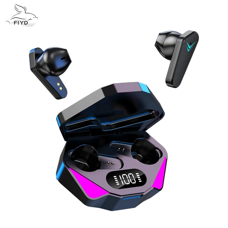 

Bluetooth беспроводная светодиодсветодиодный Водонепроницаемая игровая гарнитура для киберспорта с низкой задержкой и шумоподавлением