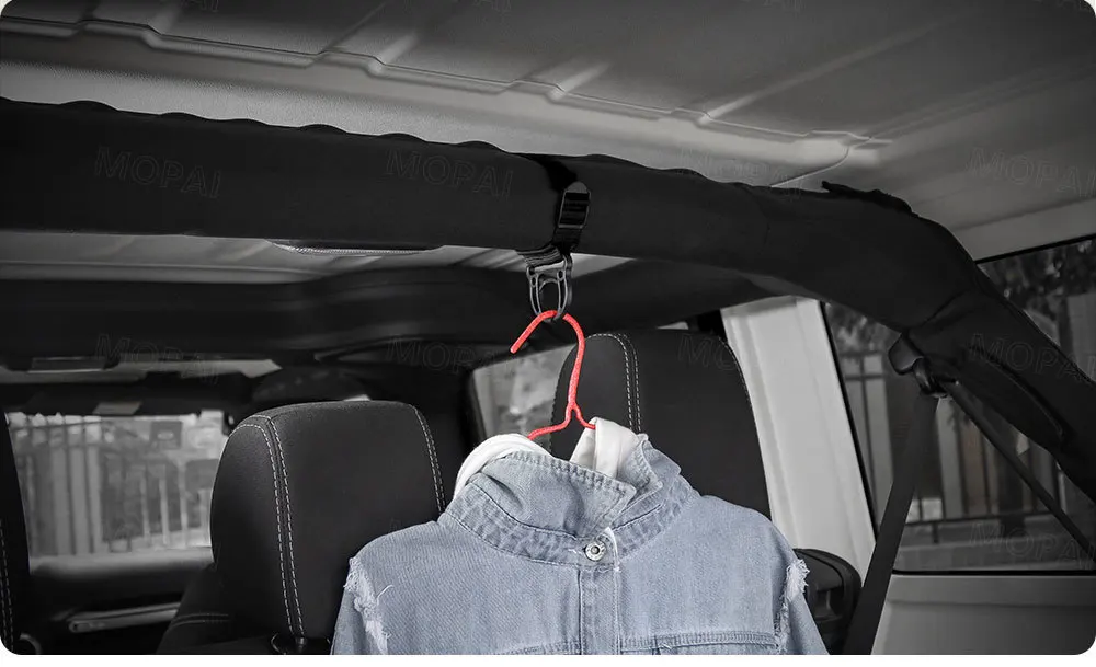 MOPAI автомобильный вешалка для пальто для Jeep Wrangler TJ JK JL автомобильный крючок для пальто подставка для Jeep Wrangler 1997- аксессуары