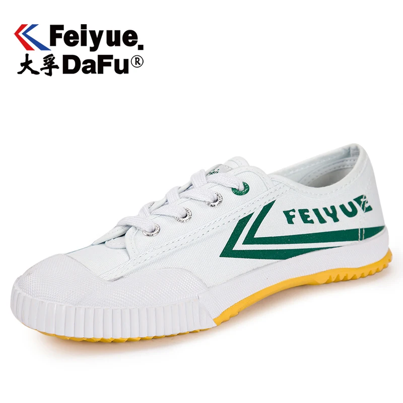 Мужские и женские парусиновые кроссовки Feiyue классические на плоской подошве с