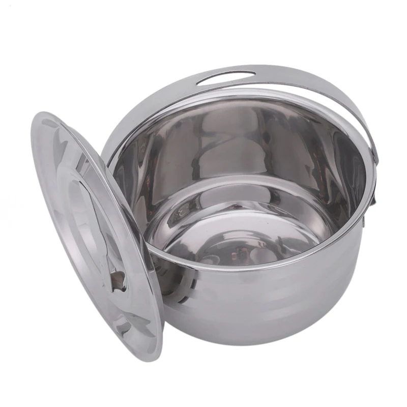 

Camping Cookware Set Stainless Steel Compact Campfire Cooking Pots And Pans Rugged 3Pc Cook Set For Outdoor Hiking Barbecue