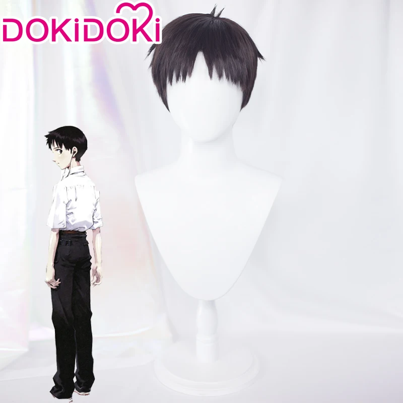 В наличии парик для косплея DokiDoki из аниме Ikari женские милые короткие волосы