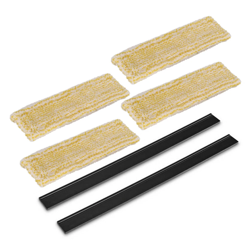 

Peeling Lips And Microfibre Mop Cover Set For Karcher WV2 WV5 2.633-130.0 Sweeping Mopping Vacuum Cleaner Parts