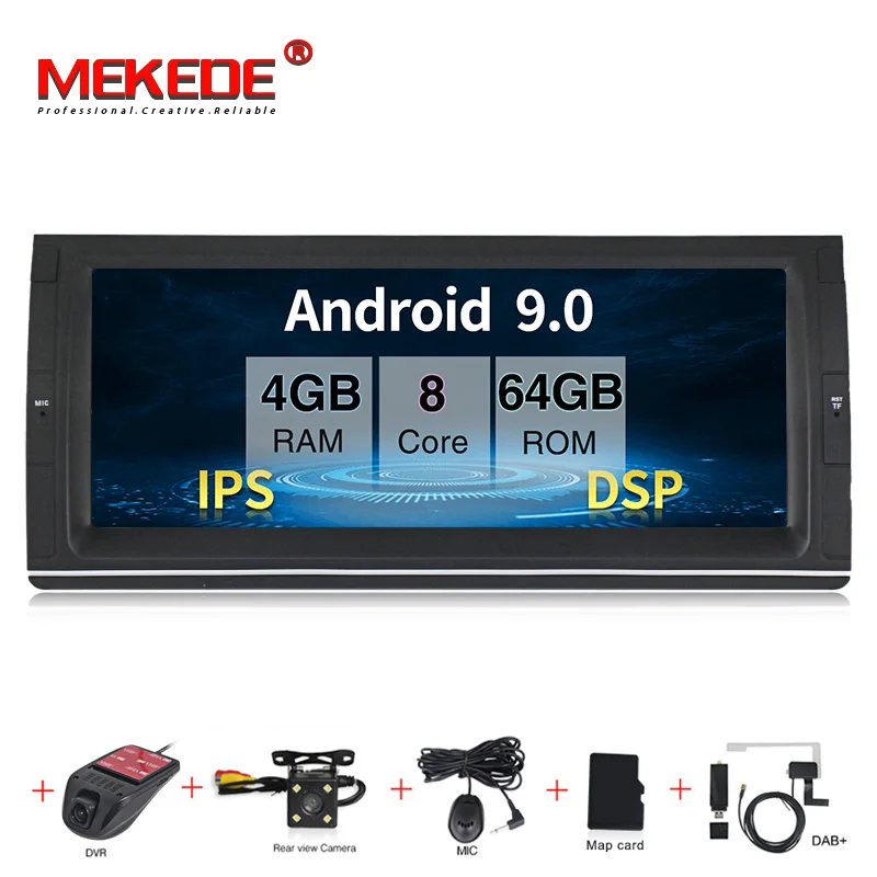 10 25 ''Android 9 0 4G + 64G ips автомобильный радиоплеер для BMW X5 E53 1999 2000 2001 2002 2003 2004 2005 2006 gps