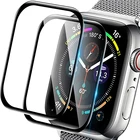 Защитная пленка 3D с закругленными краями для экрана Apple Watch 76SE54, 40 мм, 44 мм, не закаленное стекло для iWatch серии 3, 2, 1, 38 мм, 42 мм