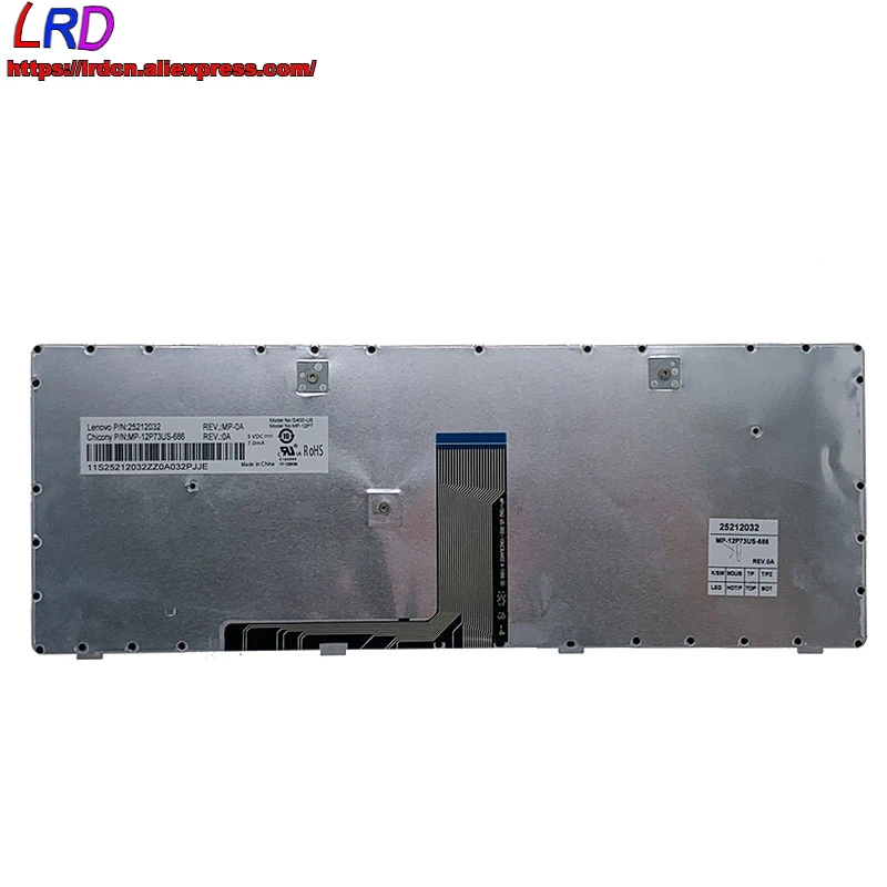 Английская клавиатура для ноутбука Lenovo G400 G410 G405 G480 G485 Z480 Z485 Z380 B480 B485 25212032 25212212 25212062