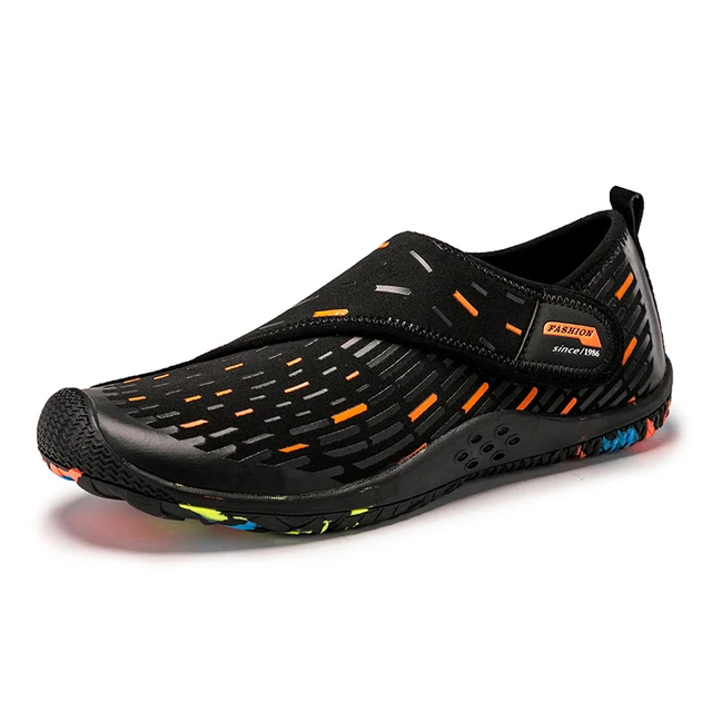 GOMNEAR 2020 Aqua Shoes Summer Water Shoes Sport Men Breathable Beach Shoes  Barefoot Black Swimming Water Shoes Upstream Rubber - купить по выгодной  цене | AliExpress
