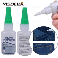visbella liquid fabric sew glue leather sew glue kit secure fast drying glue liquid sewing ultra stick adhesives universal glue