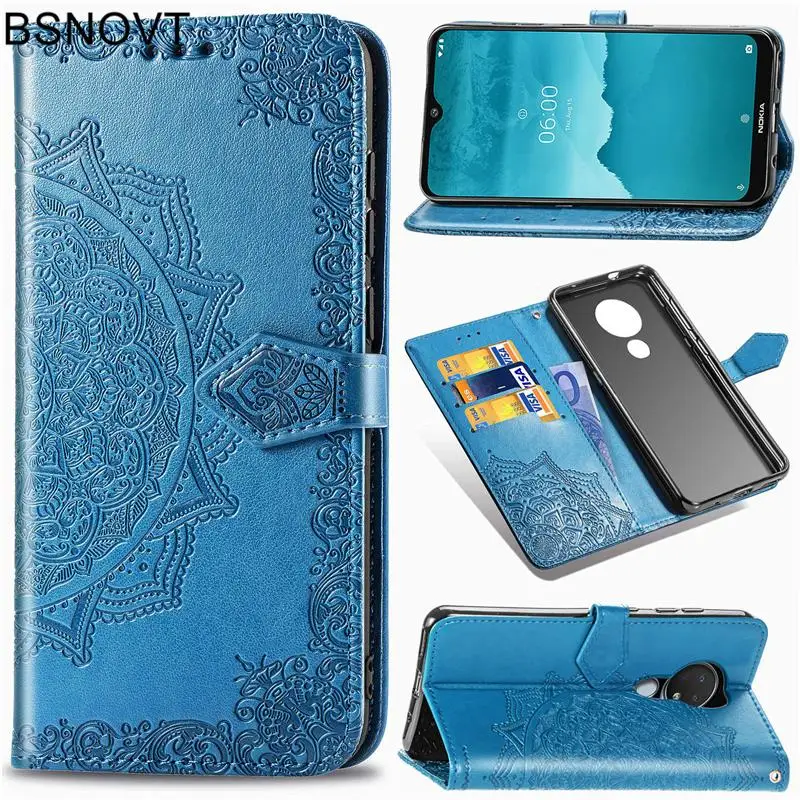 

For Nokia 7.2 Case TA-1181 TA-1196 Filp Case Soft TPU Silicone Leather Phone Bag Case For Nokia 7.2 Cover For Nokia 7.2 6.3 inch