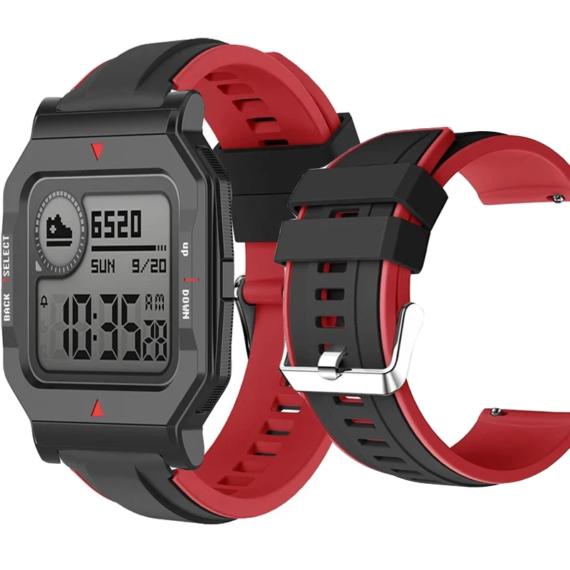 Ремешок для часов Amazfit Neo сменный спортивный браслет Xiaomi Huami мягкий силиконовый |