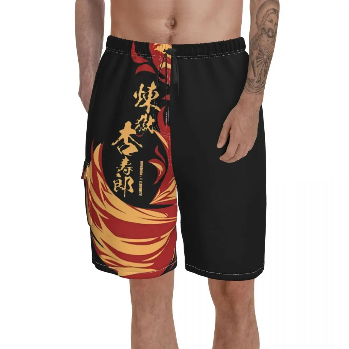 

Повседневная дышащая быстросохнущая новинка аниме Harajuku для бега Kisatsutai Kyoujurou (3) Гавайские брюки