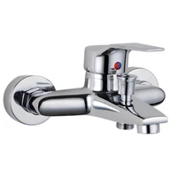 triple bathtub hot and cold mixing water faucet sink spray shower head deck taps