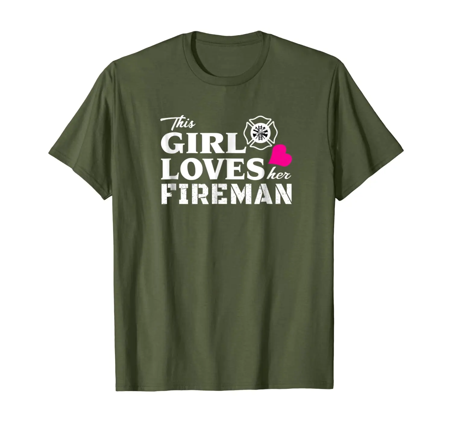 

This Girl Loves Her Fireman - Firefighter Wife Shirt