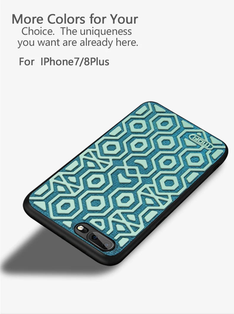 Чехол MOFi для iPhone 7 8 Plus, нескользящий чехол для iPhone X XR XS Max, противоударный чехол для iPhone7 iPhone8, силиконовый чехол