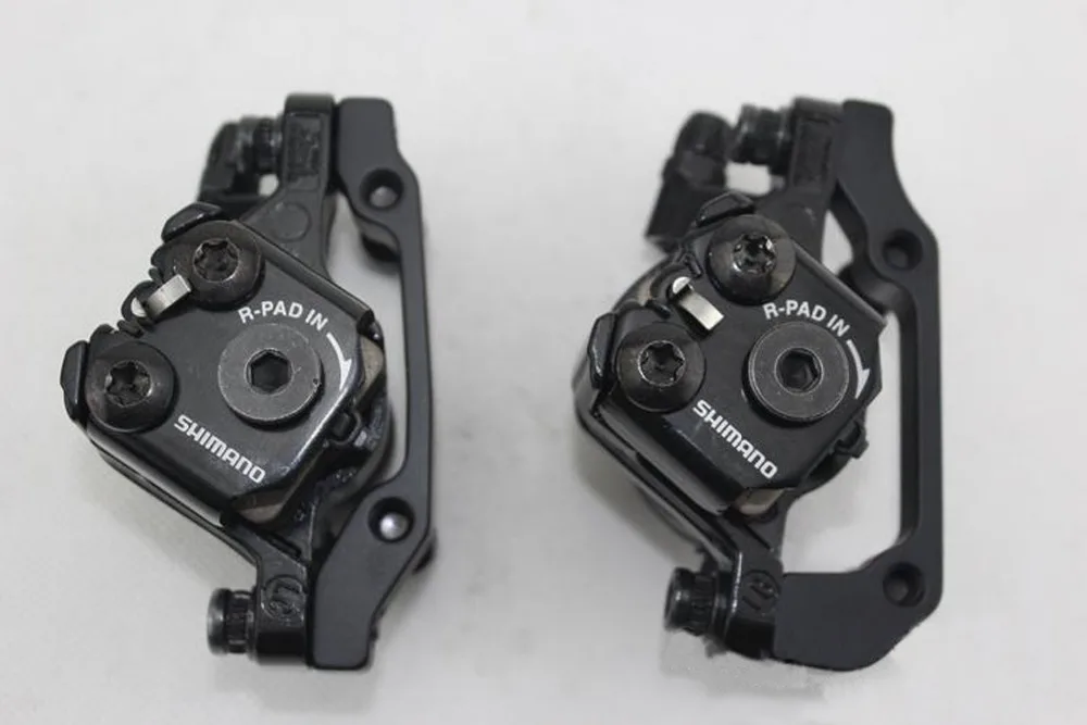 SHIMANO BR-M375 механический дисковый тормозной суппорт для Acera Alivio Deore с подушечки для смолы M375 суппорт передний/задний/с винтами