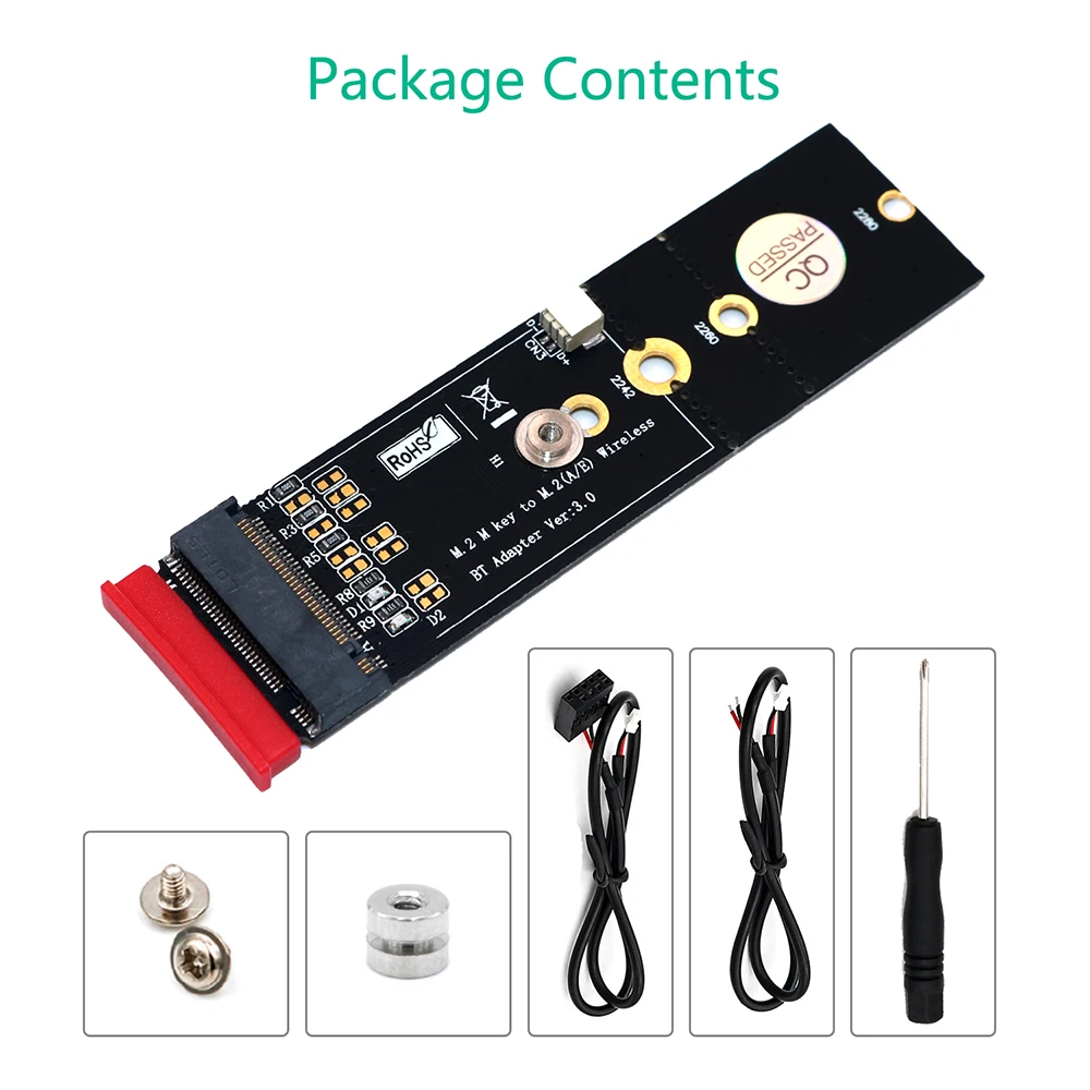 адаптер ngff m 2 key a key m free global shipping