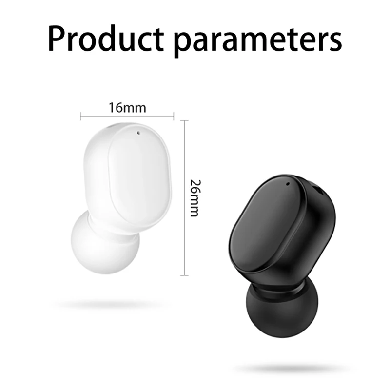 Мини наушники вкладыши S8 Bluetooth 5 0 гарнитура с сенсорным управлением и микрофоном