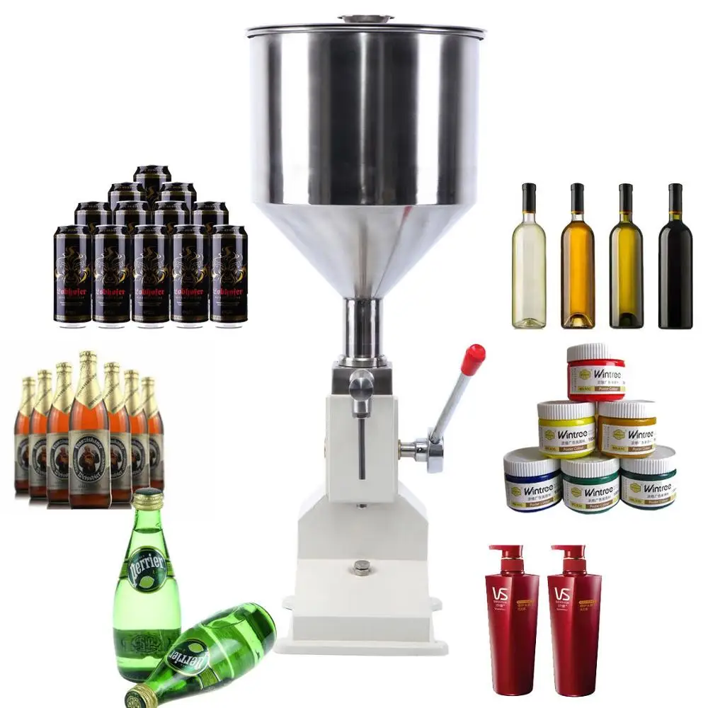 Yonntech Manual Filling Machine Nail Polish Shampoo 5-50ml for Cream Cosmetic Liquid Paste Oil Filler | Инструменты