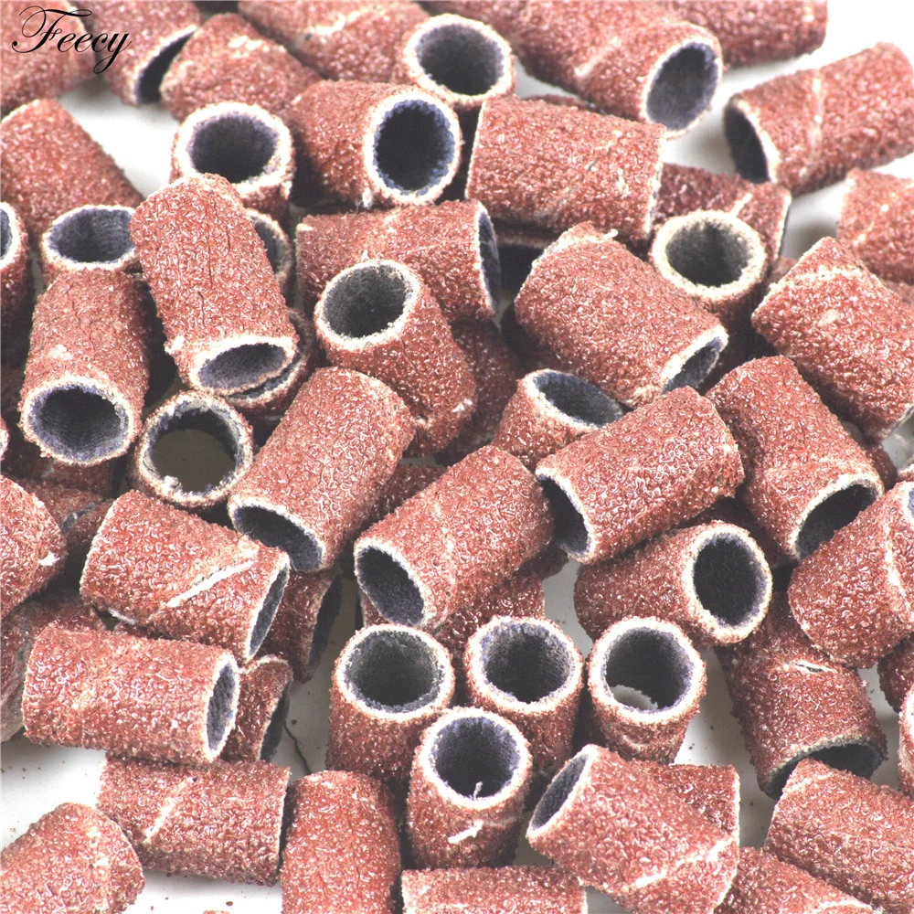 

100pcs 80''/120''/180" For Nail Art Sanding Bands Gel Polish Remover Tool Accessory for Electric Nail Machine Nail Drill Bits