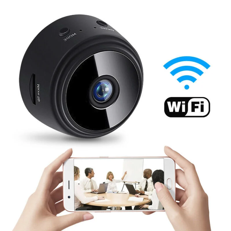 HD A9 camera wireless WiFi network home surveillance camera outdoor sports night vision infrared camera  Christmas gift enlarge