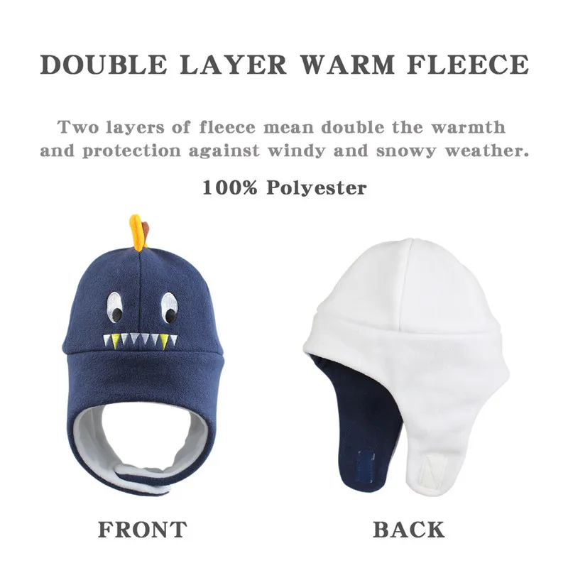 Акула детская шапка из овечьей шерсти комплект перчаток для маленьких мальчиков