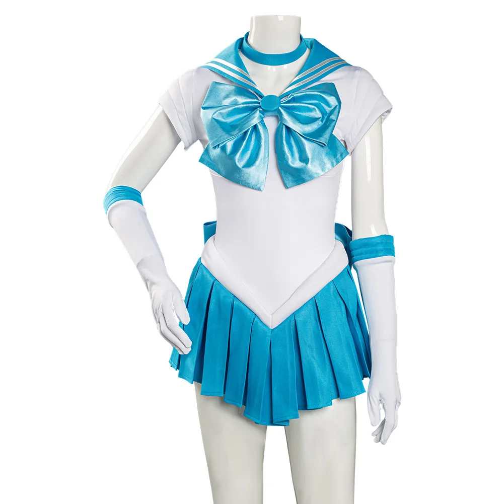 

Sailor Cosplay Moon Mizuno Ami Cosplay Costume Uniform Dress Outfits Halloween Carnival Suit