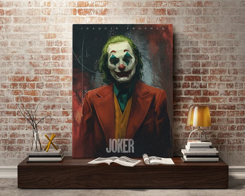 Joker, киноплакат, Joaquin Phoenix, настенный арт, холст, украшение, плакаты, принты для гостиной, дома, декоративная картина для спальни
