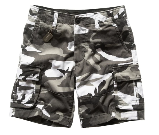 City Camo Мужские армейские военные камуфляжные шорты Карго, повседневные рабочие шорты с несколькими карманами, талия от 30 до 42 дюймов - Цвет: City Camo