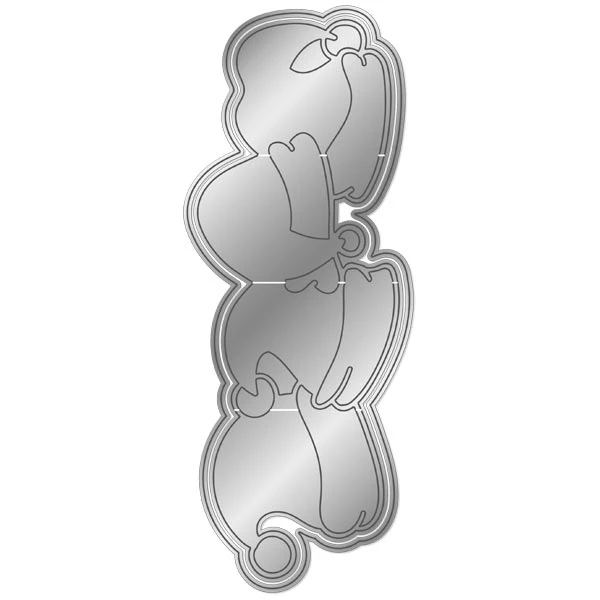 

Новинка 2021 года, металлические штампы, альбом для изготовления бумаги, 3D Рождественская шляпа, скрапбукинг, тиснение, рамка, карточка, без шт...