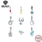 Шарм-подвеска из серебра 925 пробы с фианитами